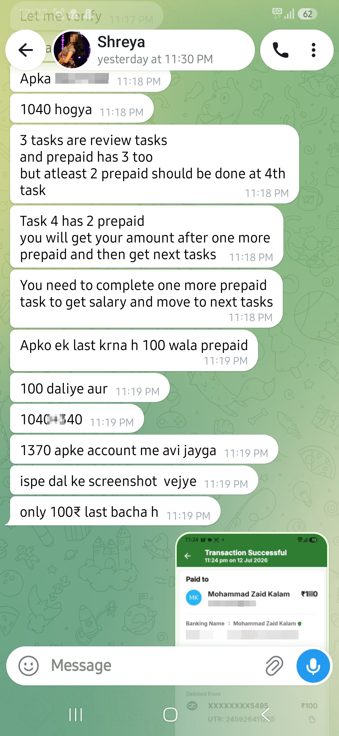 online facebook and instagram task job and prepaid task job - image 7
