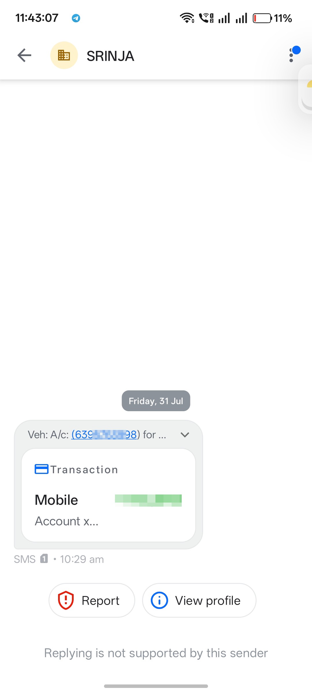 Fake Bank Credit Message? Verify Before You Trust