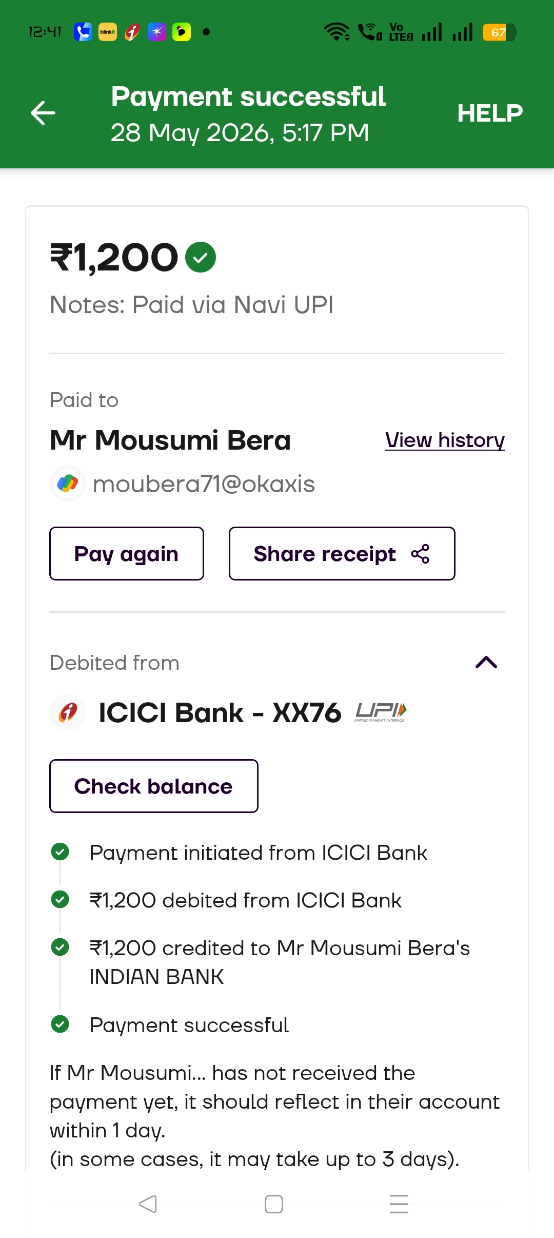 Online service