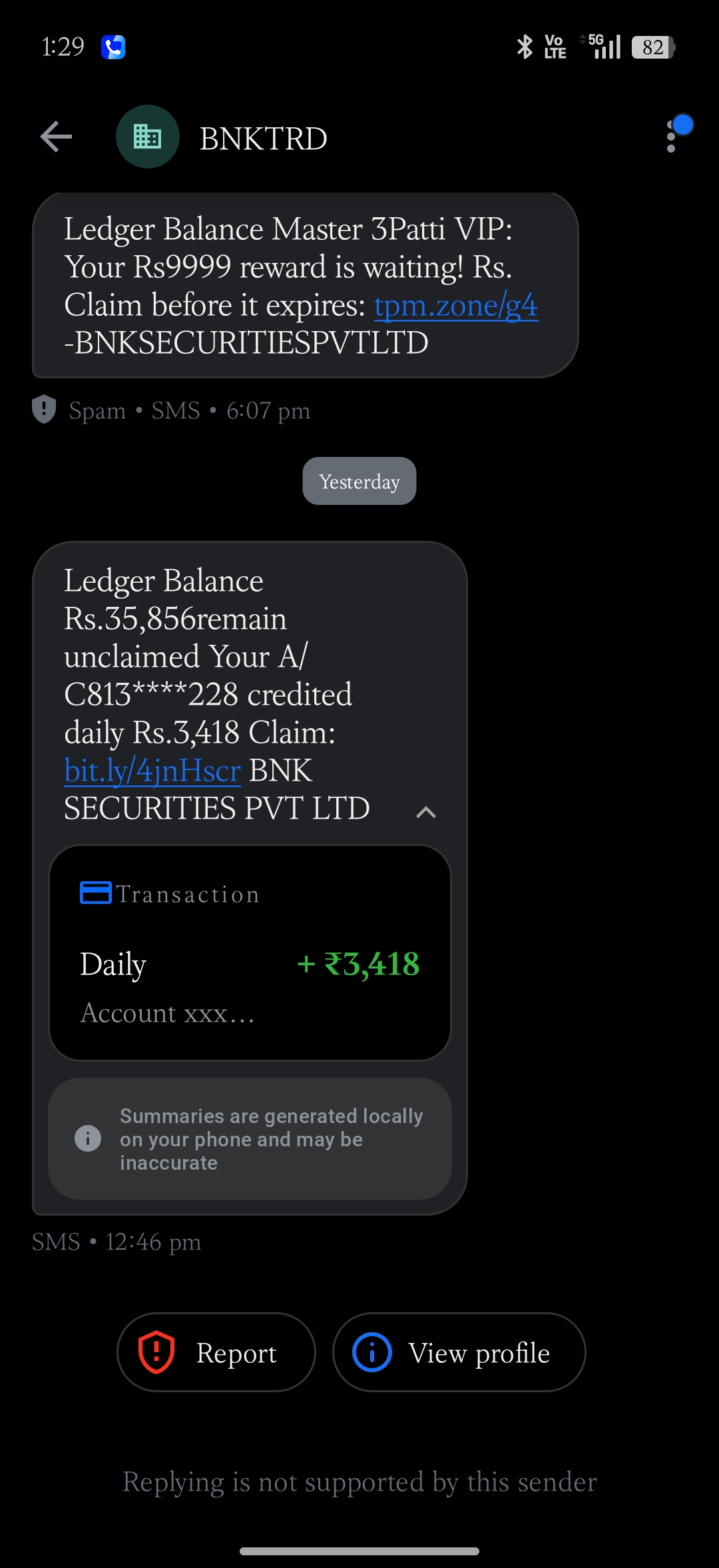 scammer link don't click 