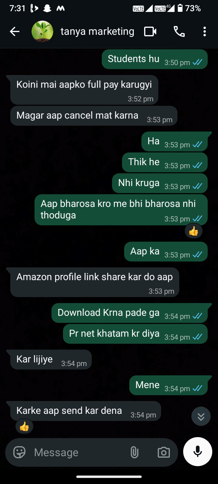 I was scammed on WhatsApp. Girl asked me to order  - image 2