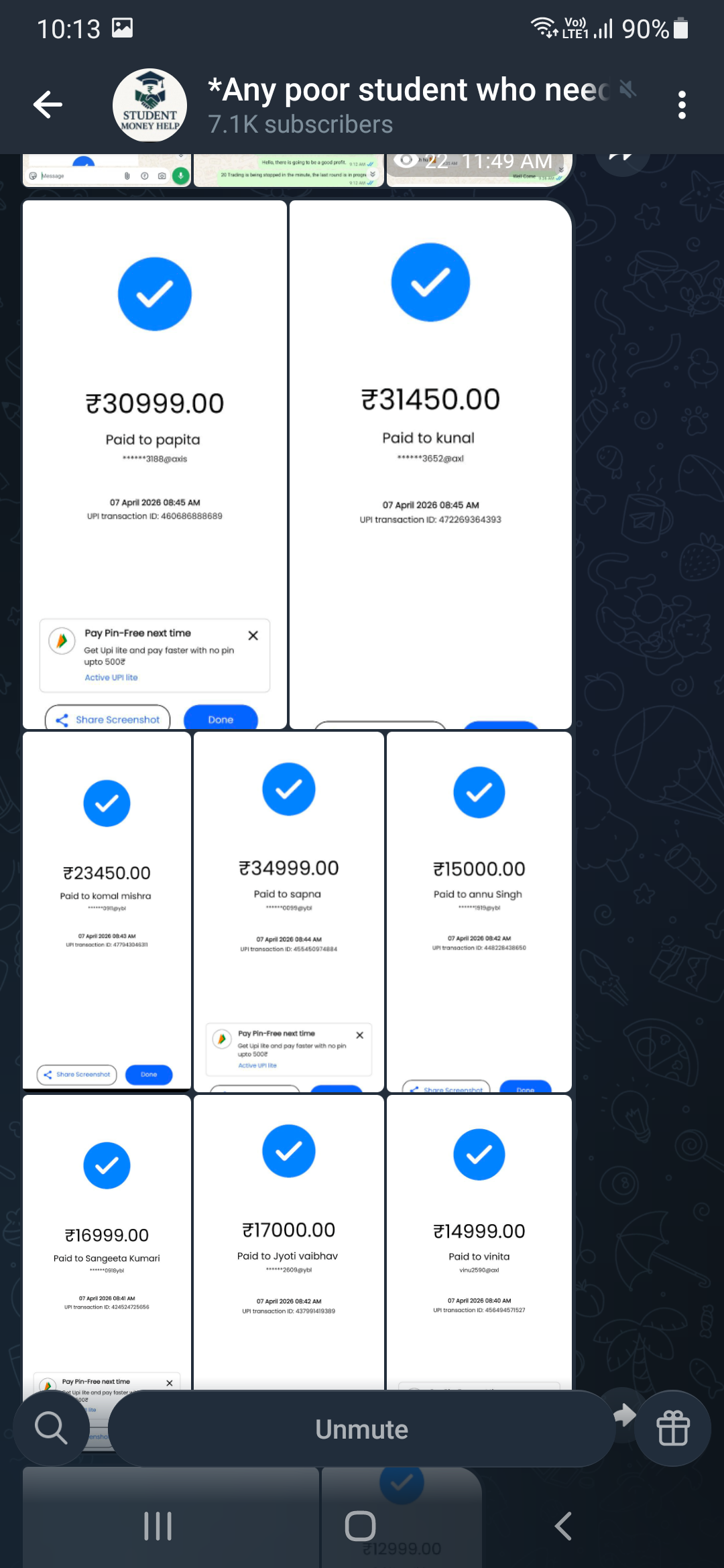 Is this an investment scam? This is a telegram channel to give him money and he will make it  2x, 3x - image 5
