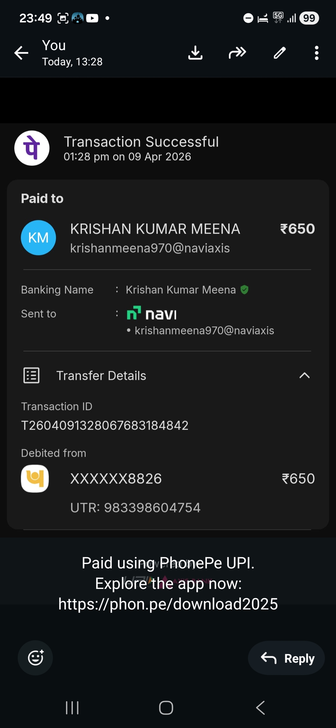 Kit's and adult clothes online fraud 
