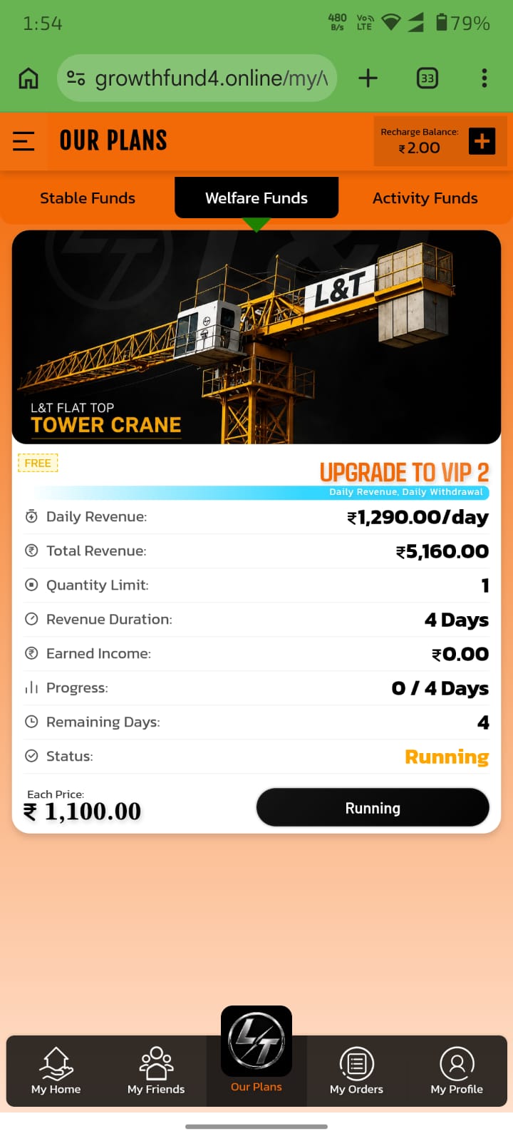 Online fake trading app scam