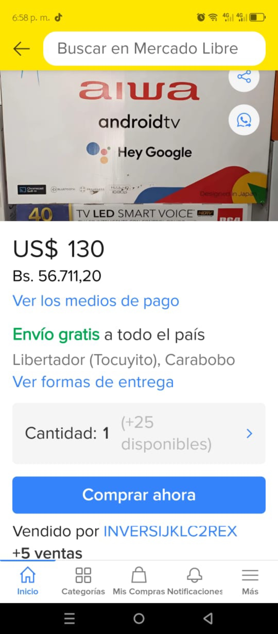 scamming on Mercado Libre
