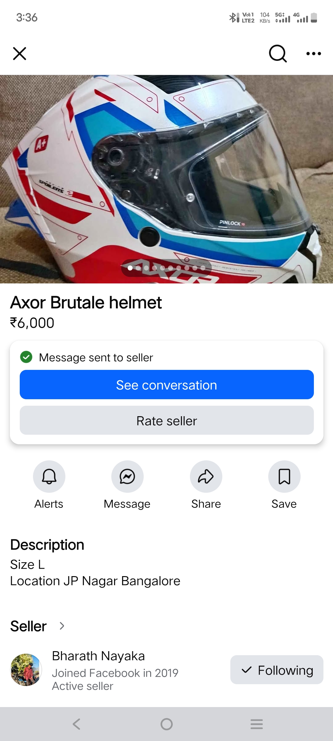 Helmet Scamer Bharath Nayaka  - image 2