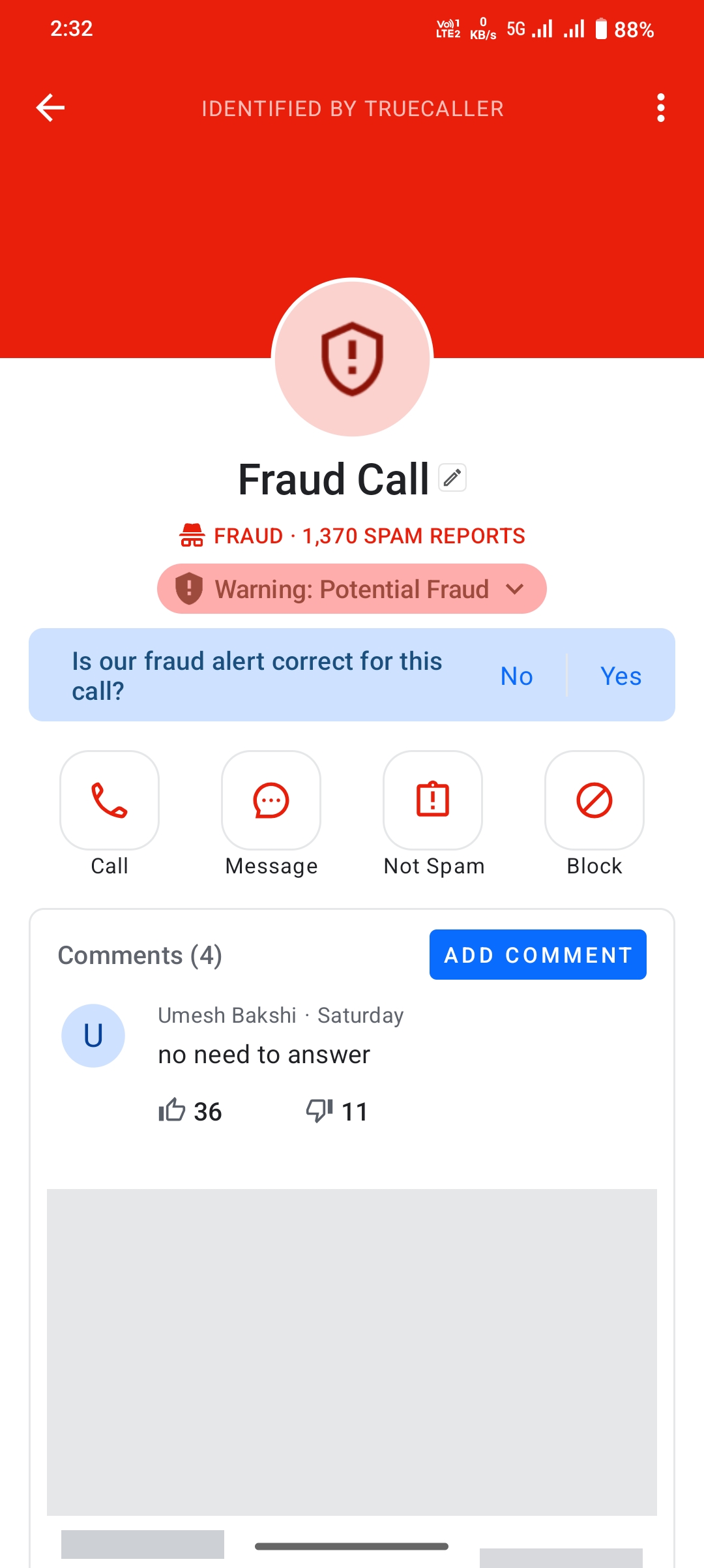 froud call 