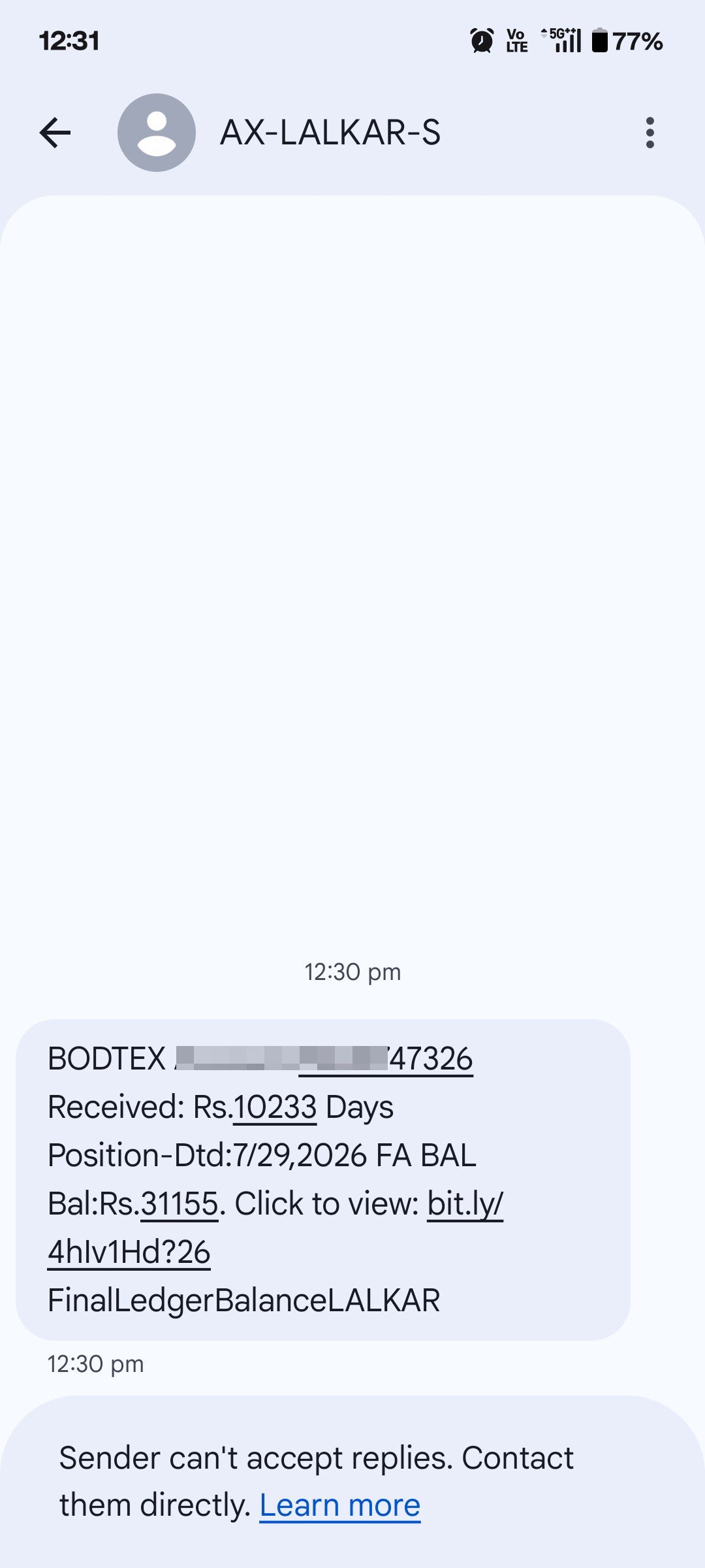 don't know wht is this just now i got msg like 10000 credit  - image 2