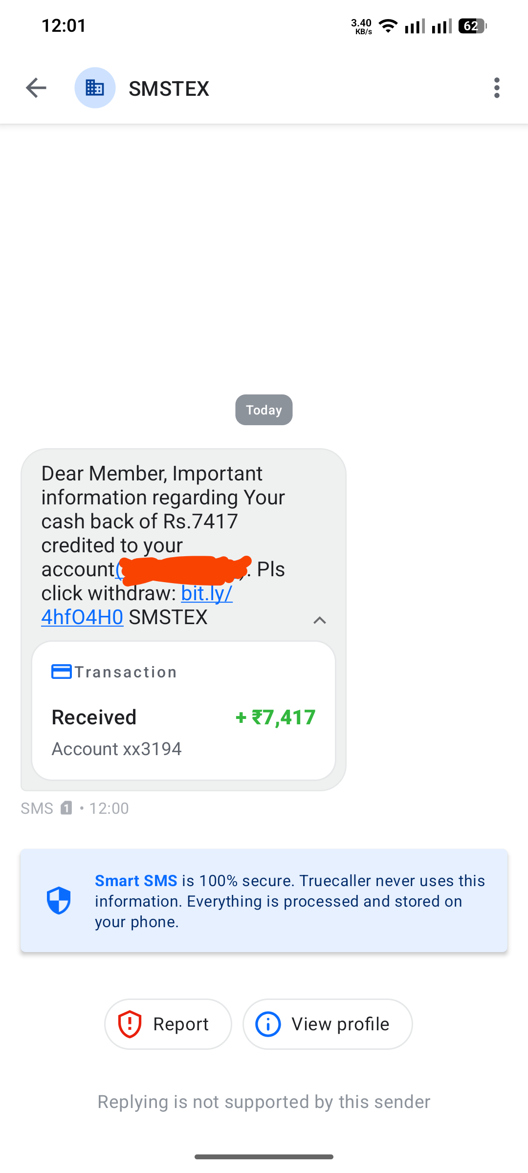 money scam 