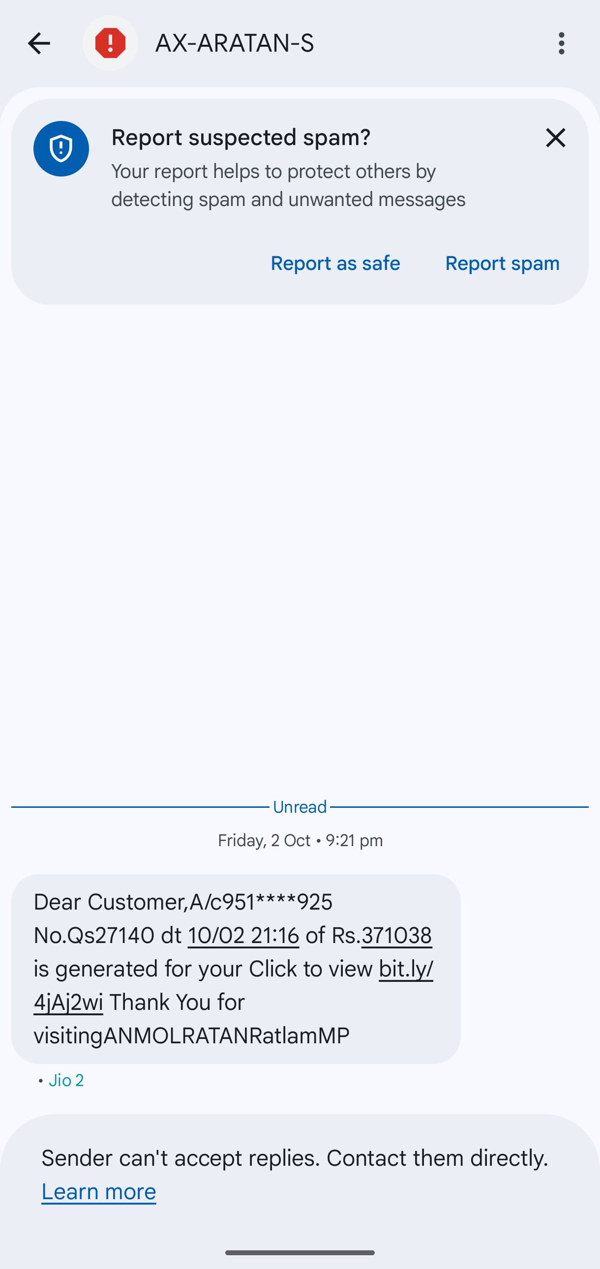 we get such more sms daily