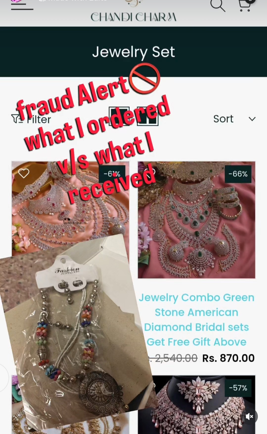 fraud alert from chandi charm.. 