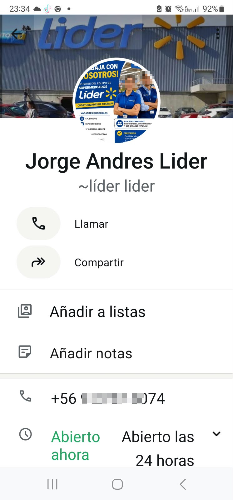 Scammer offers job at El Lider - image 2
